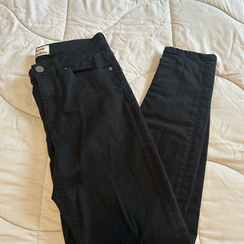 Acne Studios Women's Black Skinny Jeans